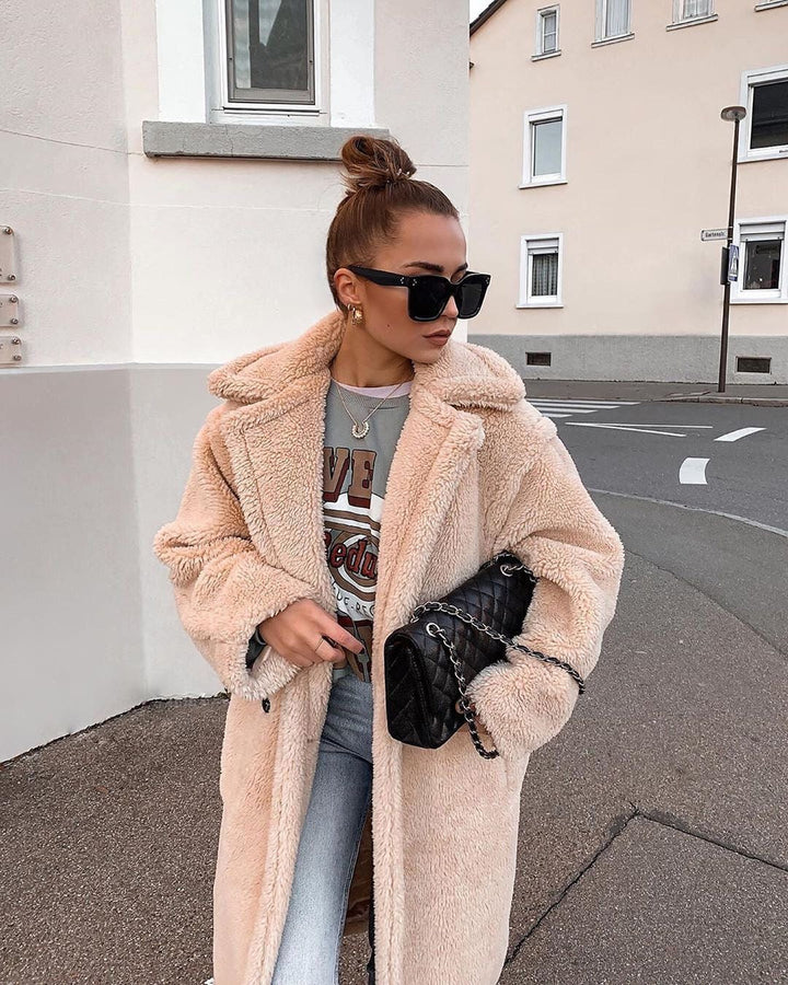 ElleGems | Long Teddy Coat