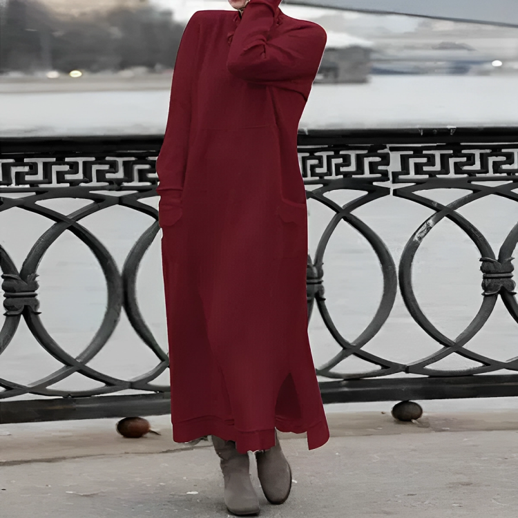 Greta | Cozy tummy-covering dress