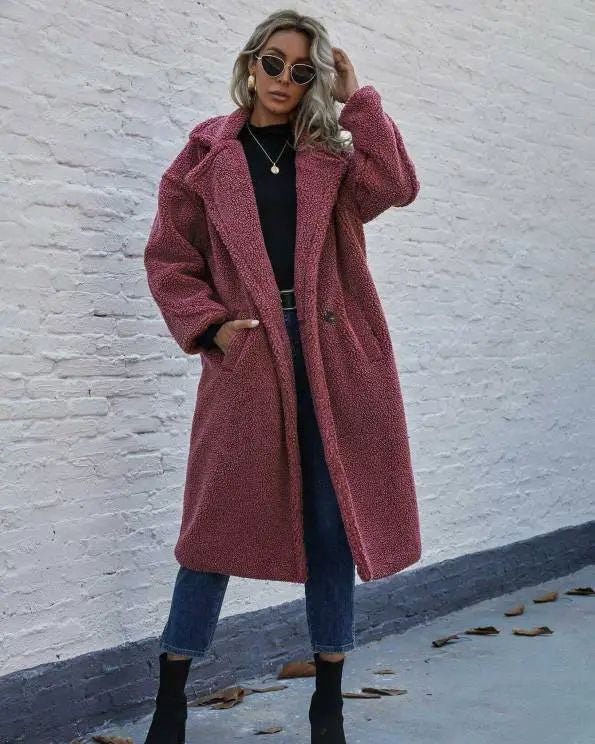 ElleGems | Long Teddy Coat