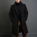 Aaron | Men's Stylish Long Wool Coat with Slim Fit