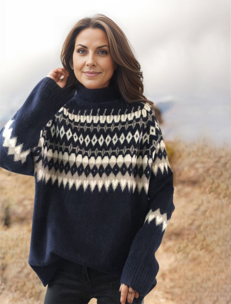 Georgina | High-neck Knitted Jumper