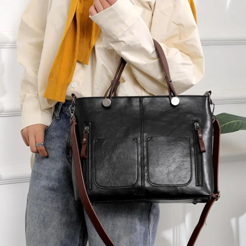 ALEXA | LEATHER SHOULDER BAG