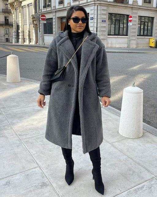 ElleGems | Long Teddy Coat