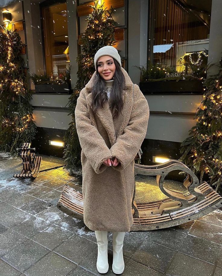 ElleGems | Long Teddy Coat