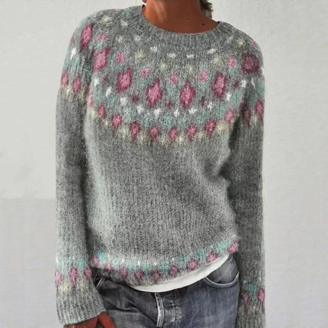 HEATHER / COSY RETRO SWEATER