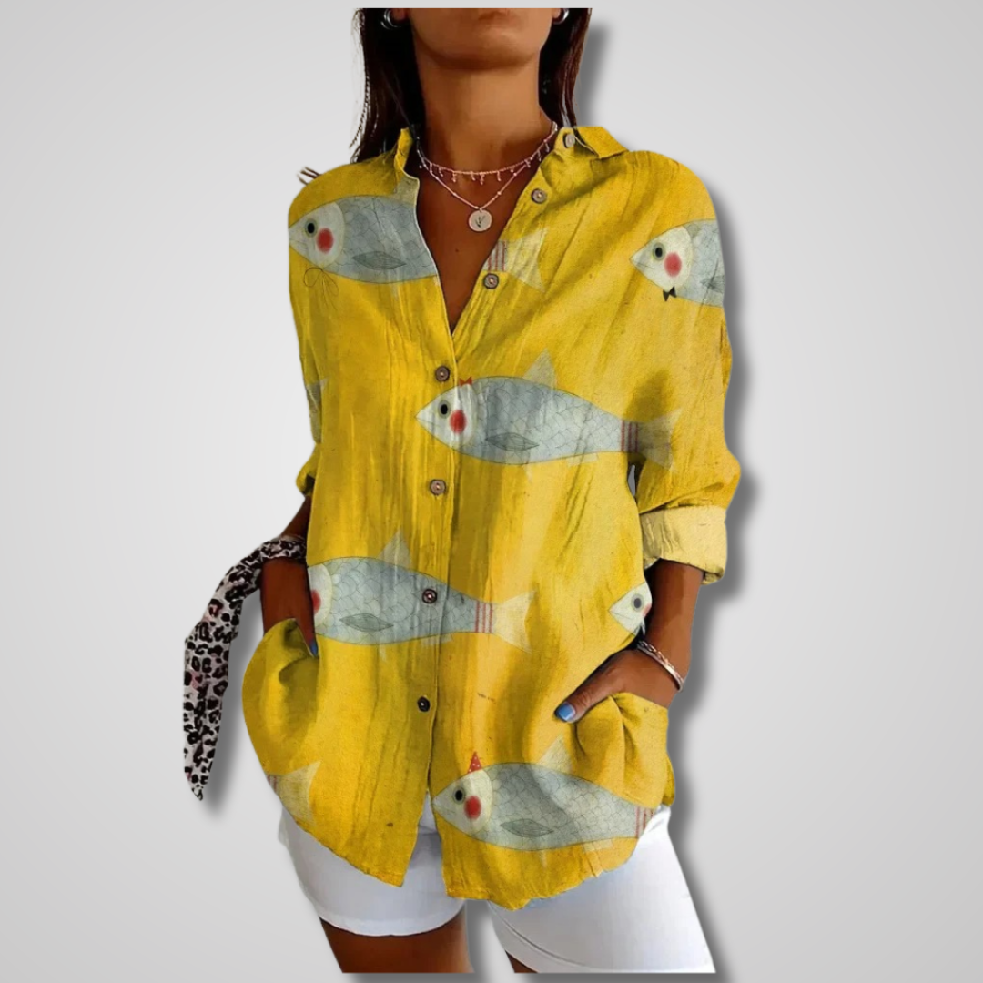 Alexa  | Women Summer Vintage Relaxed Shirt