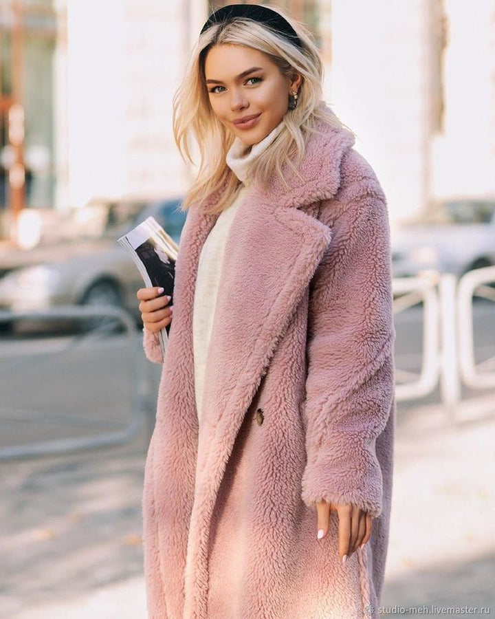 ElleGems | Long Teddy Coat