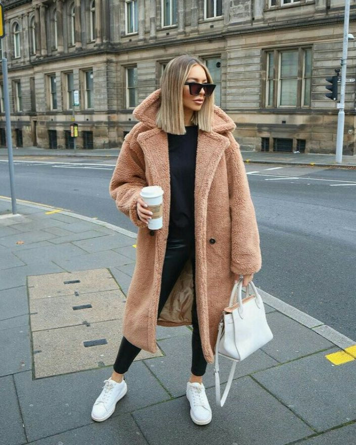 ElleGems | Long Teddy Coat