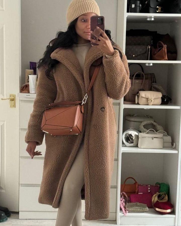 ElleGems | Long Teddy Coat