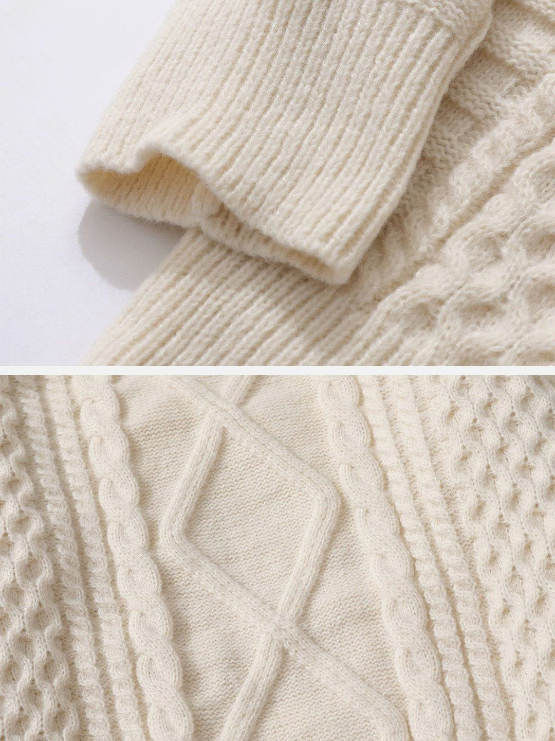 Analeigh™ | Retro Textured Knit Sweater