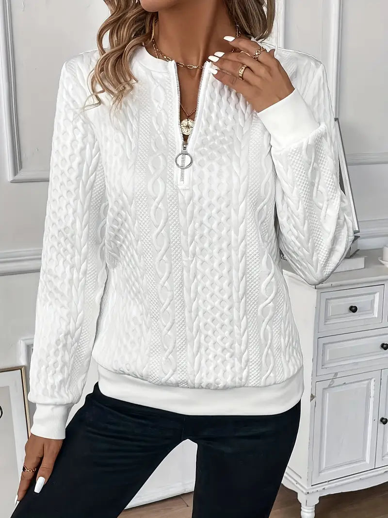 Emily™ | Elegant zip jumper for comfort and style (1+1 Free)