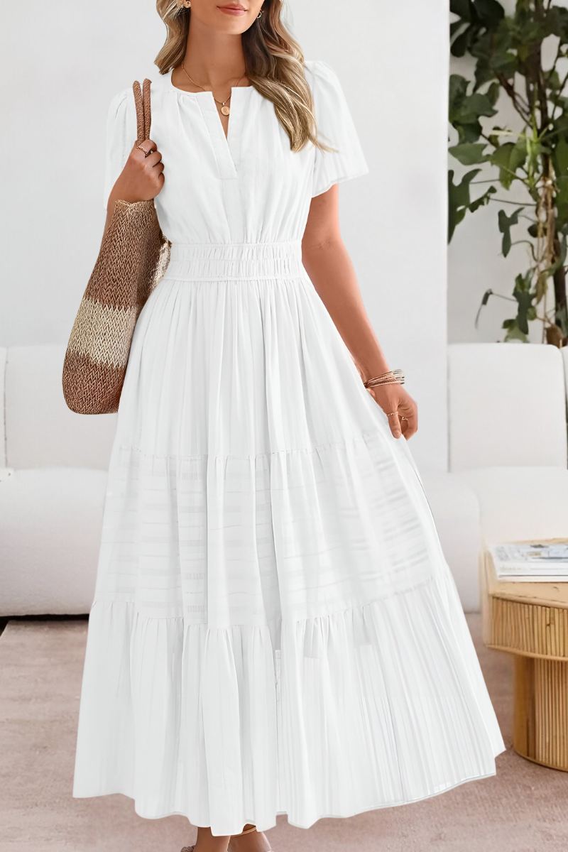 Adrianna | Boho Breeze Midi Dress