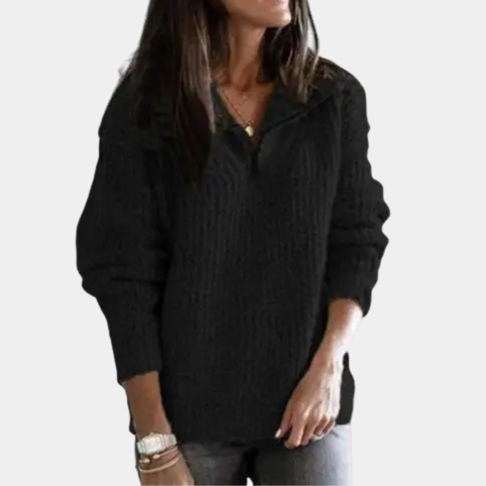 Adrianna - Women's half-zip sweater