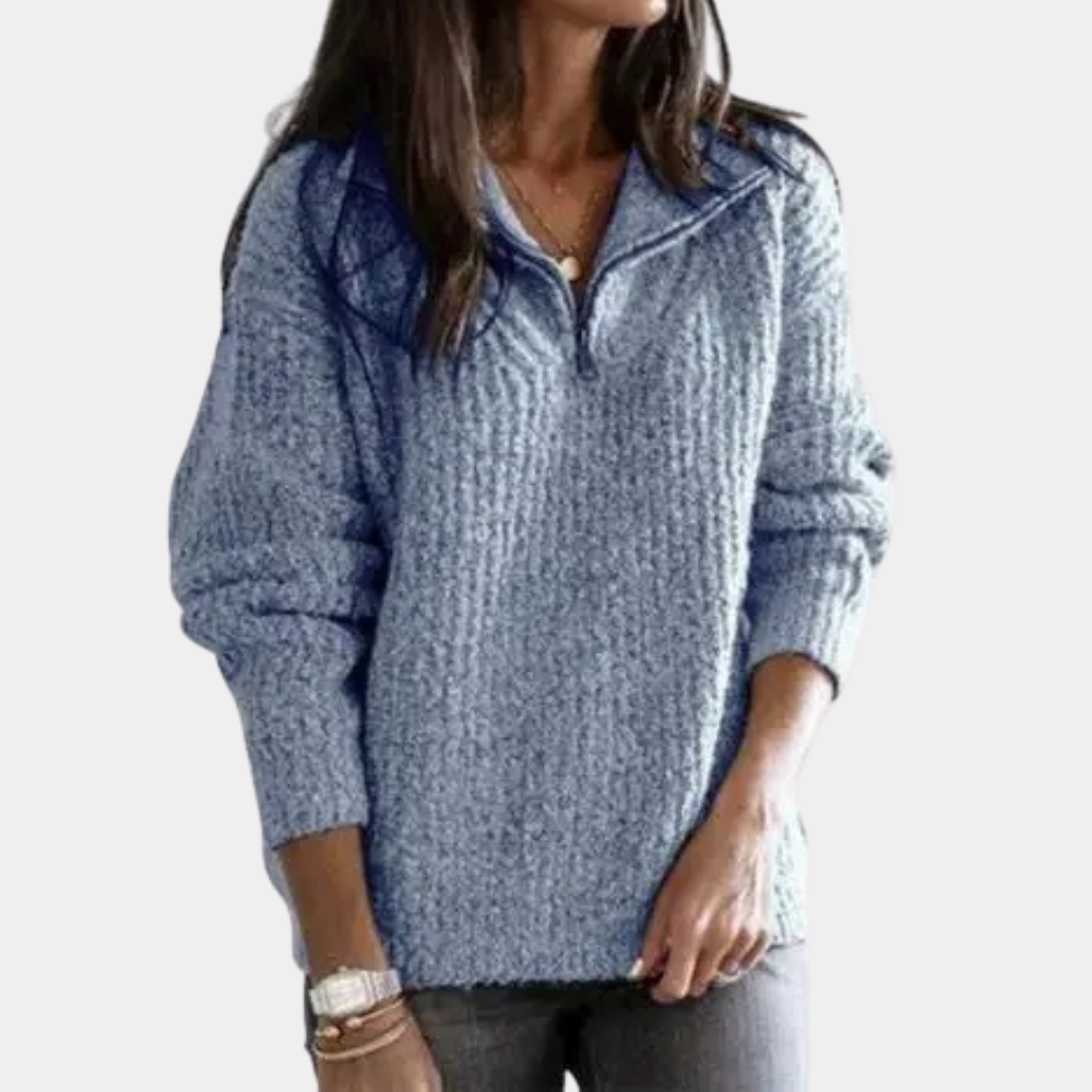 Adrianna - Women's half-zip sweater