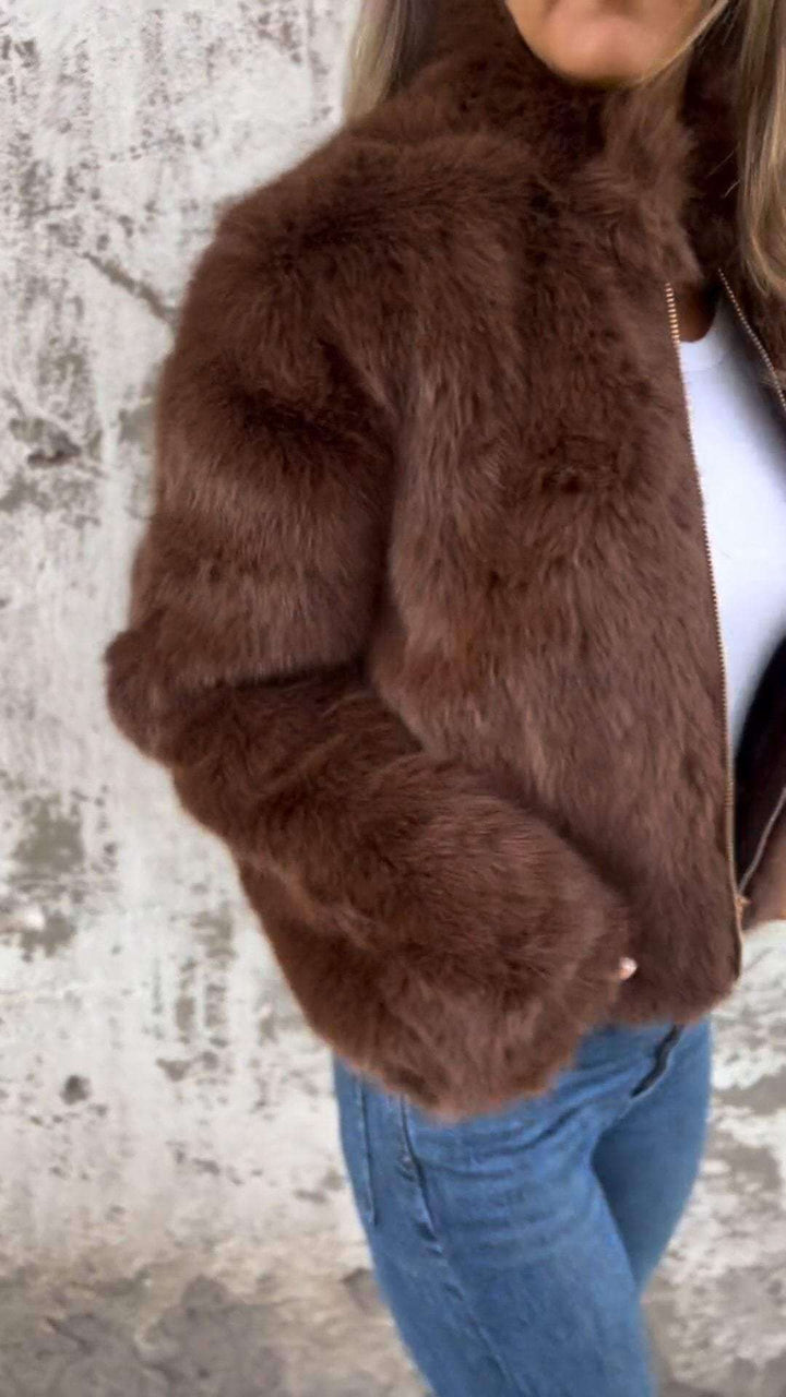 CHLOE  | FAUX FUR JACKET