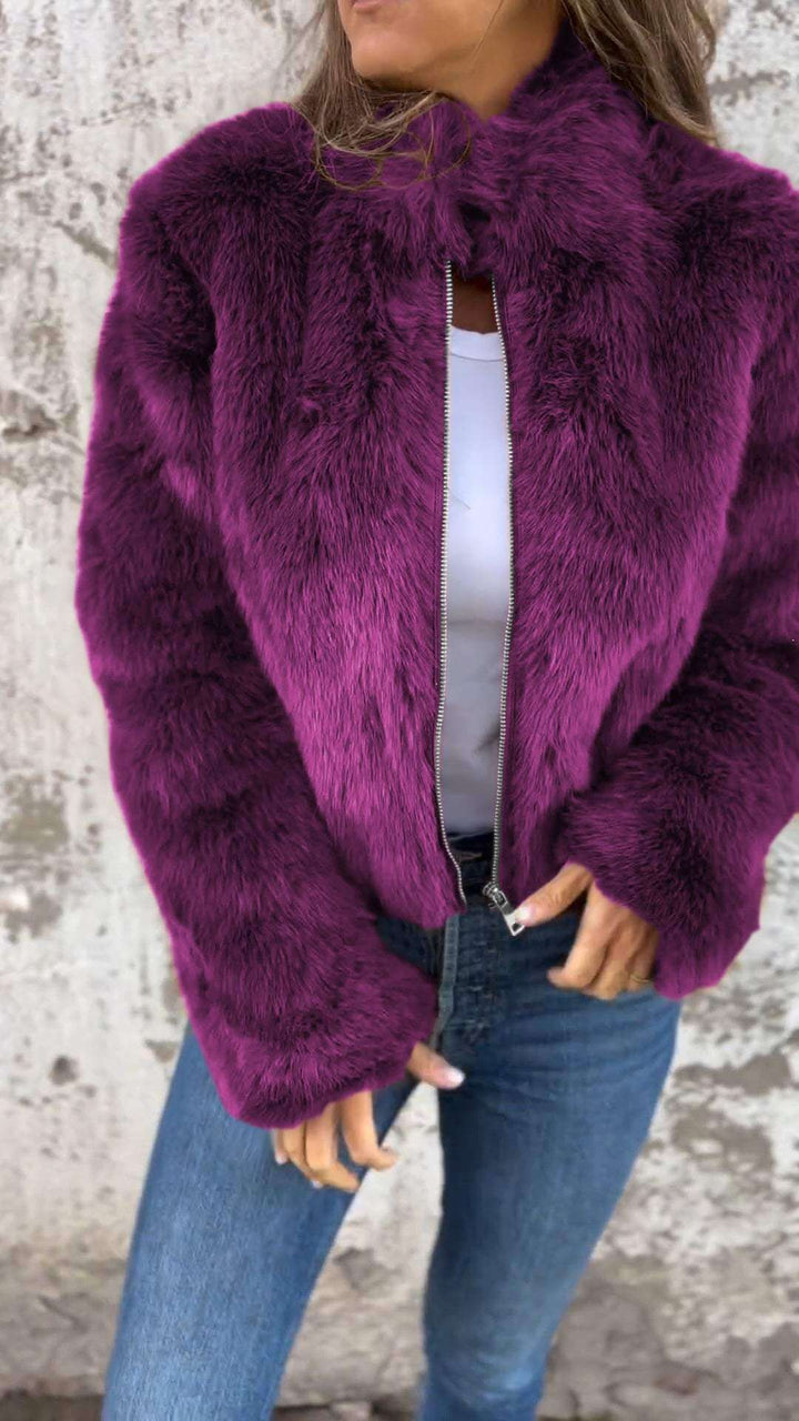 CHLOE  | FAUX FUR JACKET