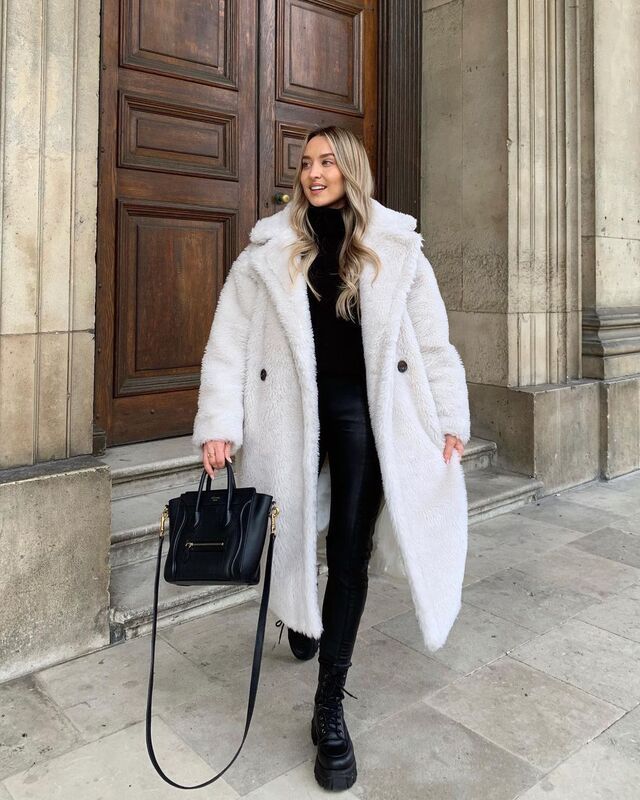 ElleGems | Long Teddy Coat