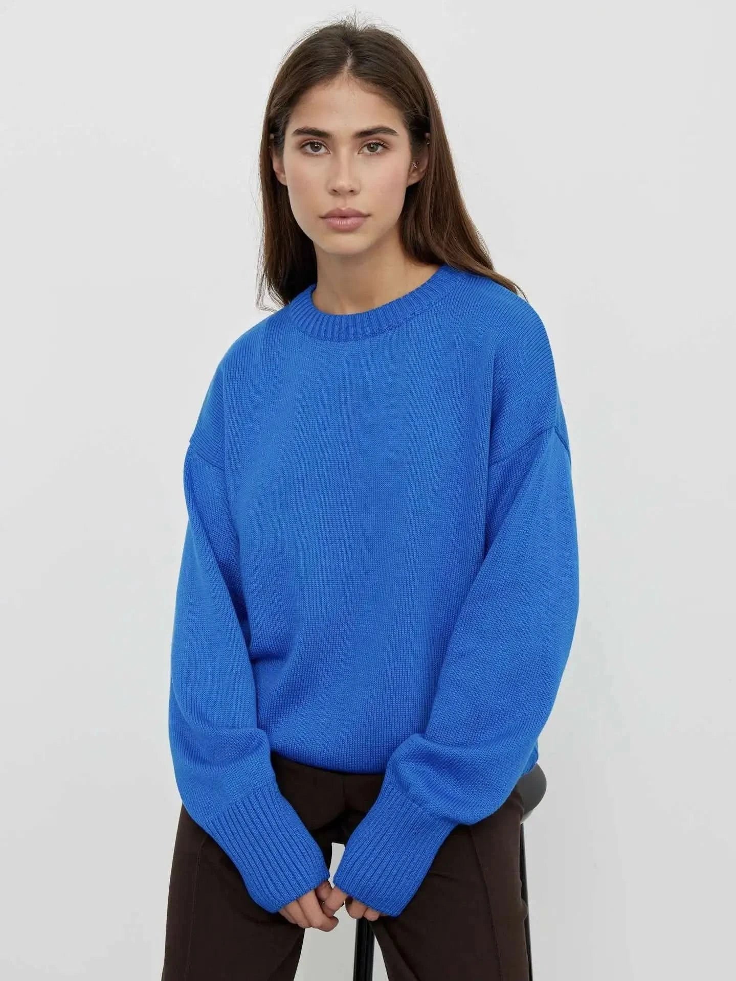 Abigail | Women’s Winter Sweater with Ribbed Cuffs