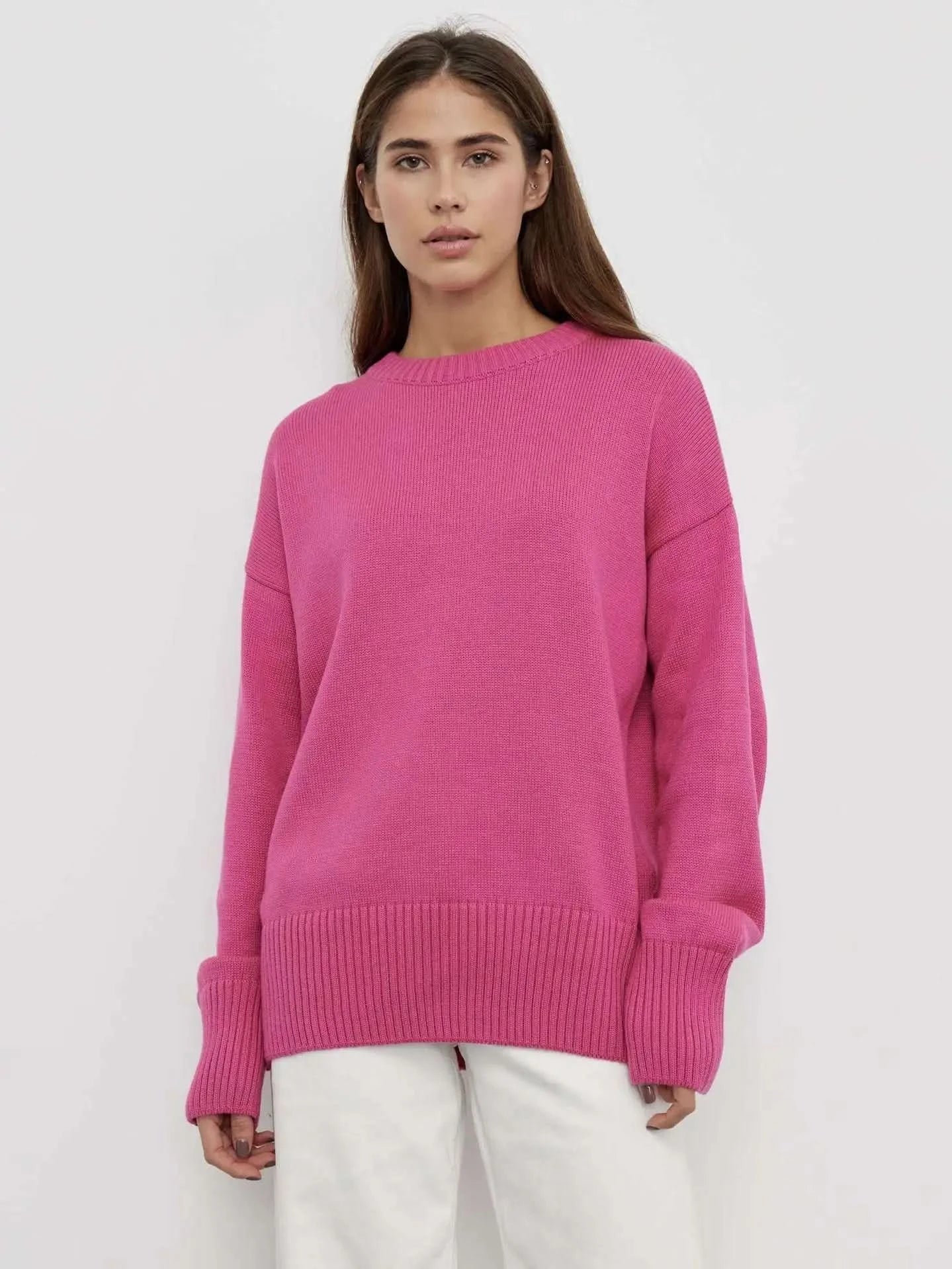 Abigail | Women’s Winter Sweater with Ribbed Cuffs