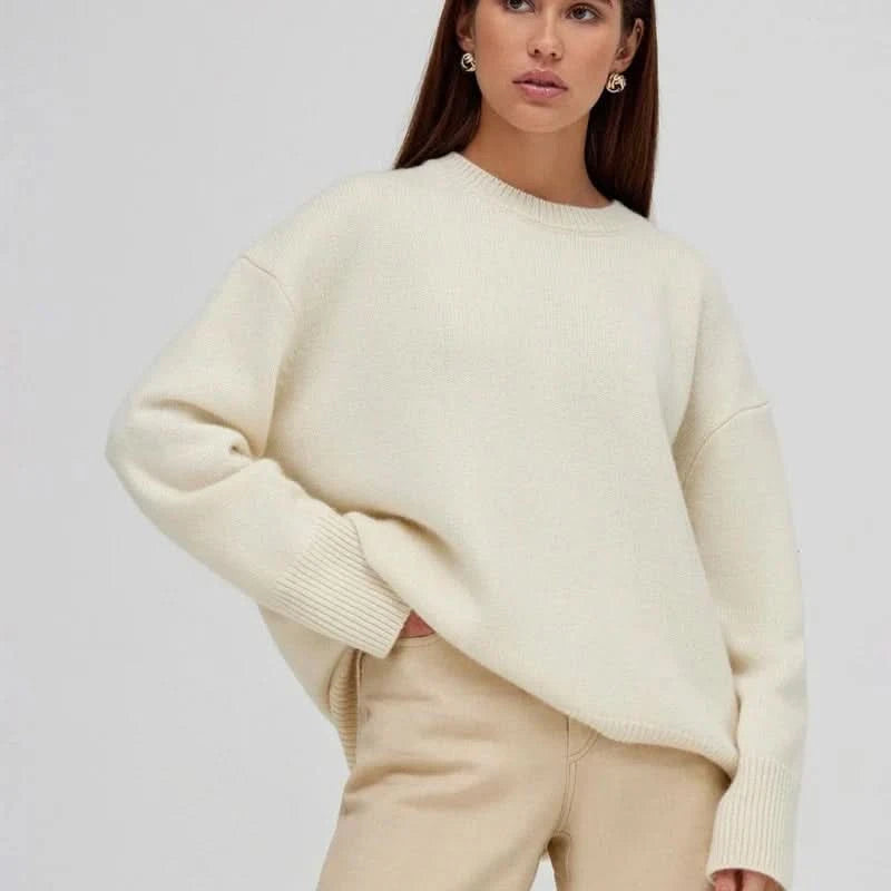 Abigail | Women’s Winter Sweater with Ribbed Cuffs