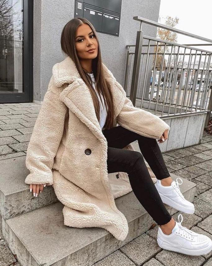 ElleGems | Long Teddy Coat