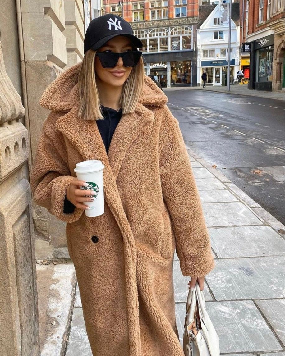 ElleGems | Long Teddy Coat