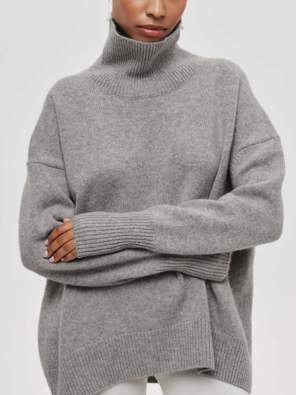 Abigail | Women’s Relaxed Oversized Cozy Turtleneck Sweater