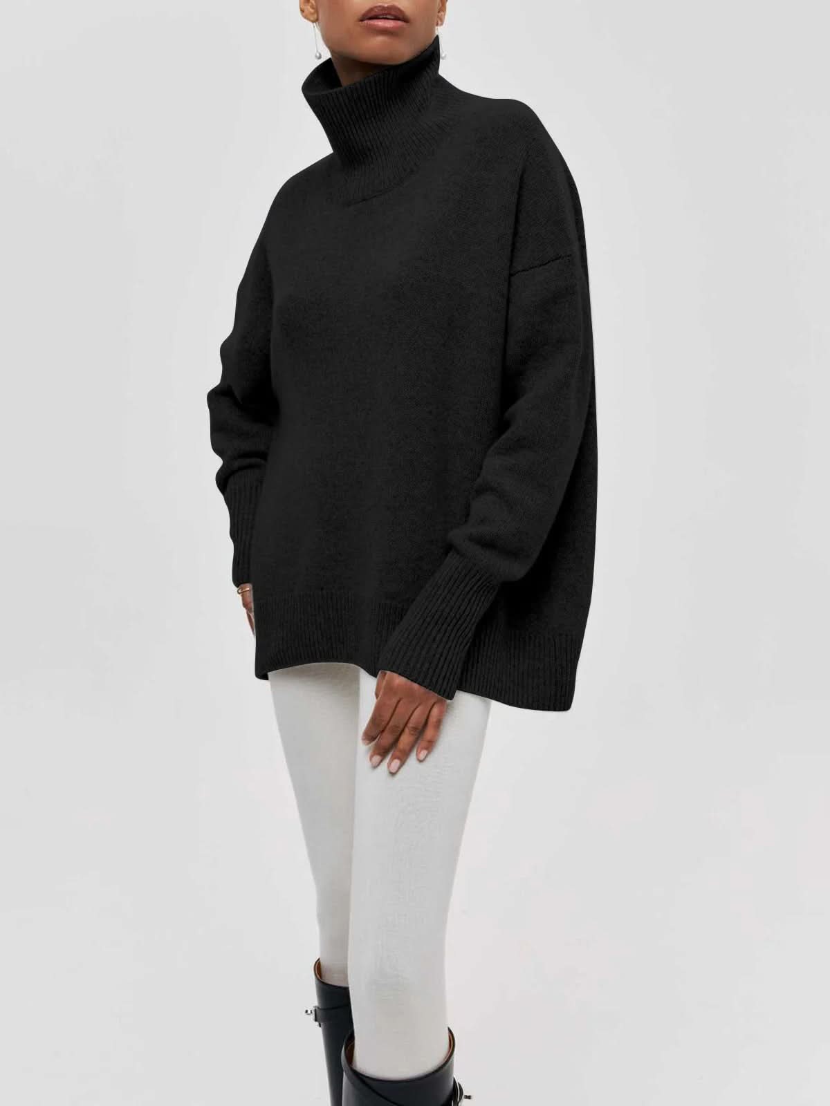 Abigail | Women’s Relaxed Oversized Cozy Turtleneck Sweater