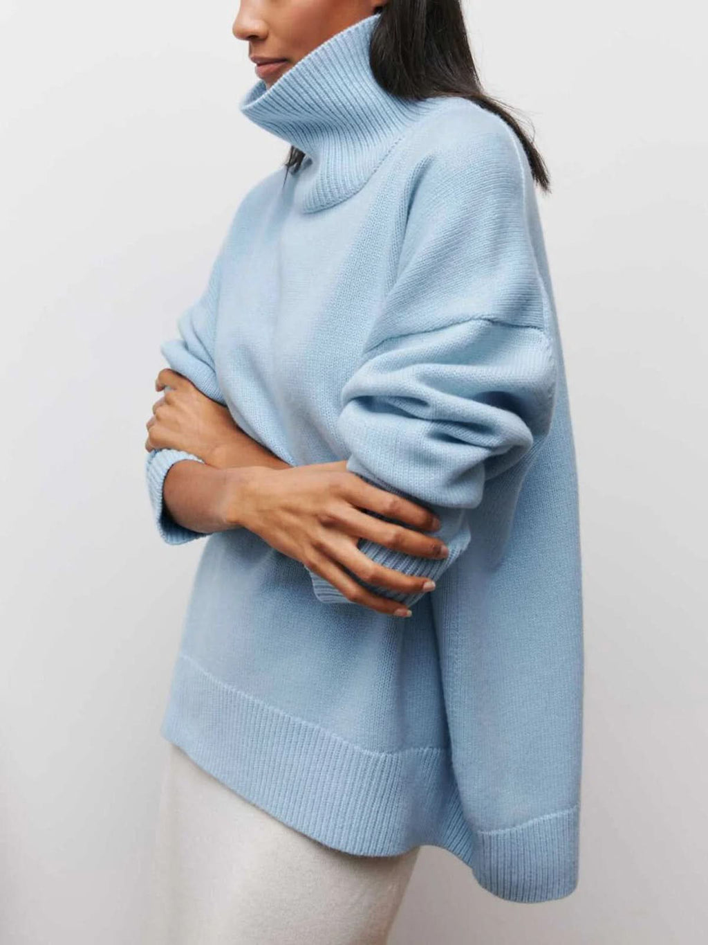 Abigail | Women’s Relaxed Oversized Cozy Turtleneck Sweater
