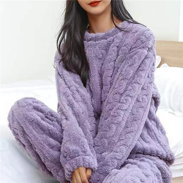 Alyssa | Women's fleece pyjama set