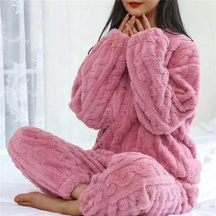 Alyssa | Women's fleece pyjama set