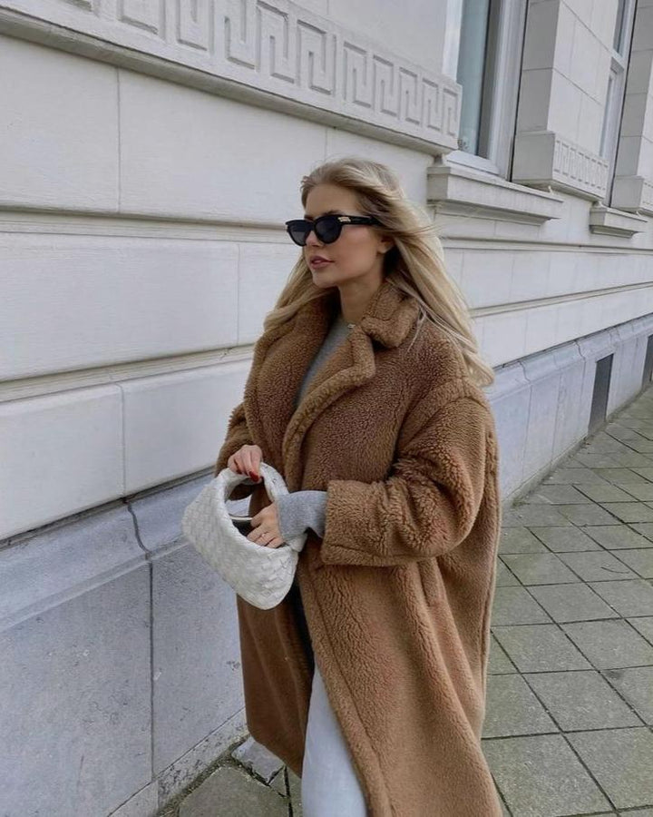 ElleGems | Long Teddy Coat