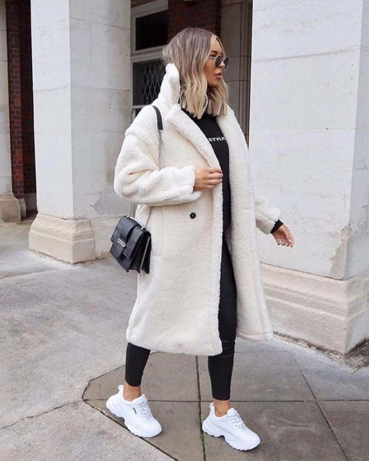 ElleGems | Long Teddy Coat