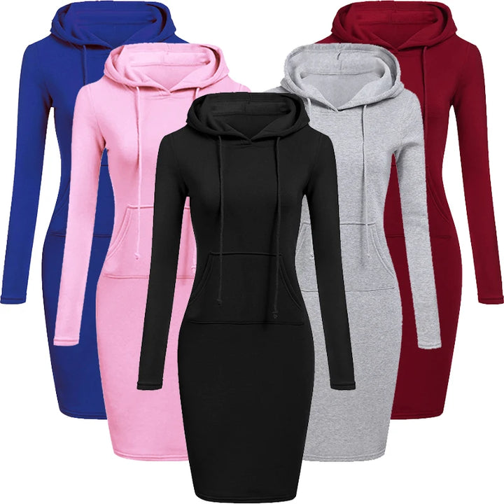 Lara | Hooded Sweatshirt Dress for Women