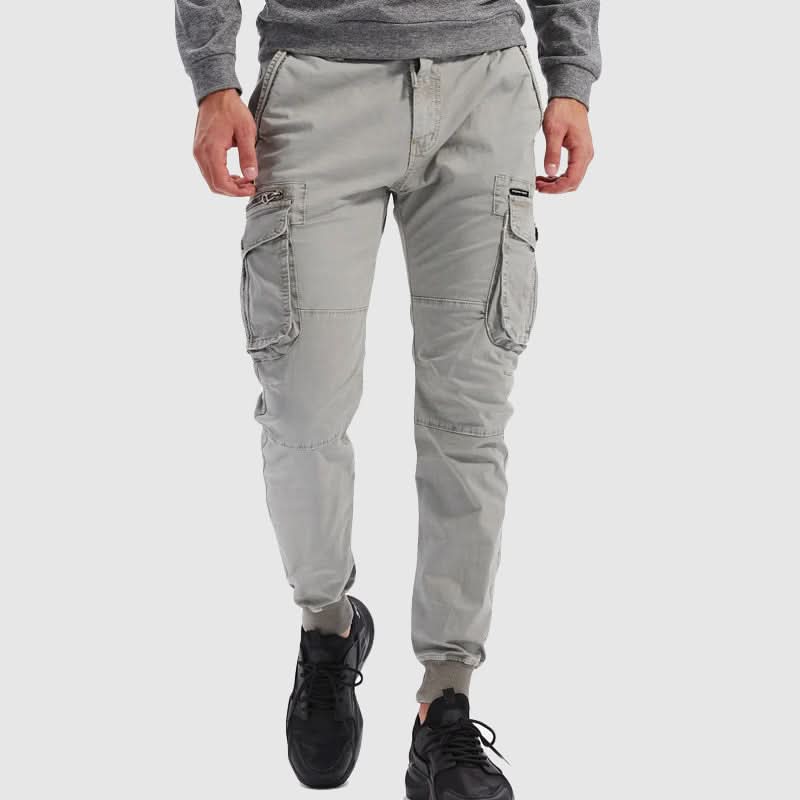 Alexander | Men’s Black Cargo Jogger Pants