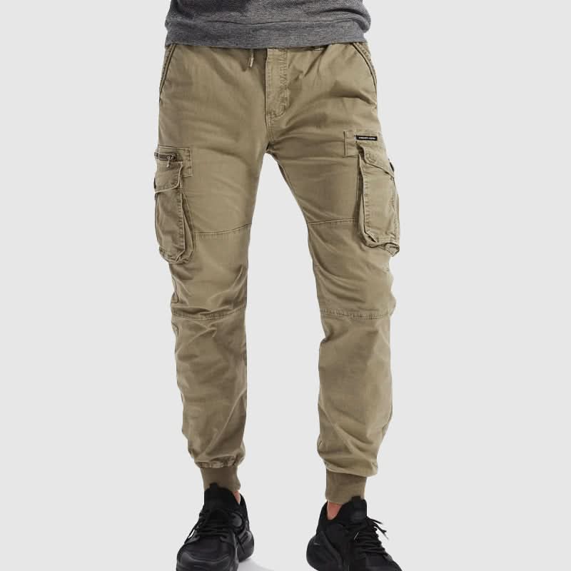 Alexander | Men’s Black Cargo Jogger Pants