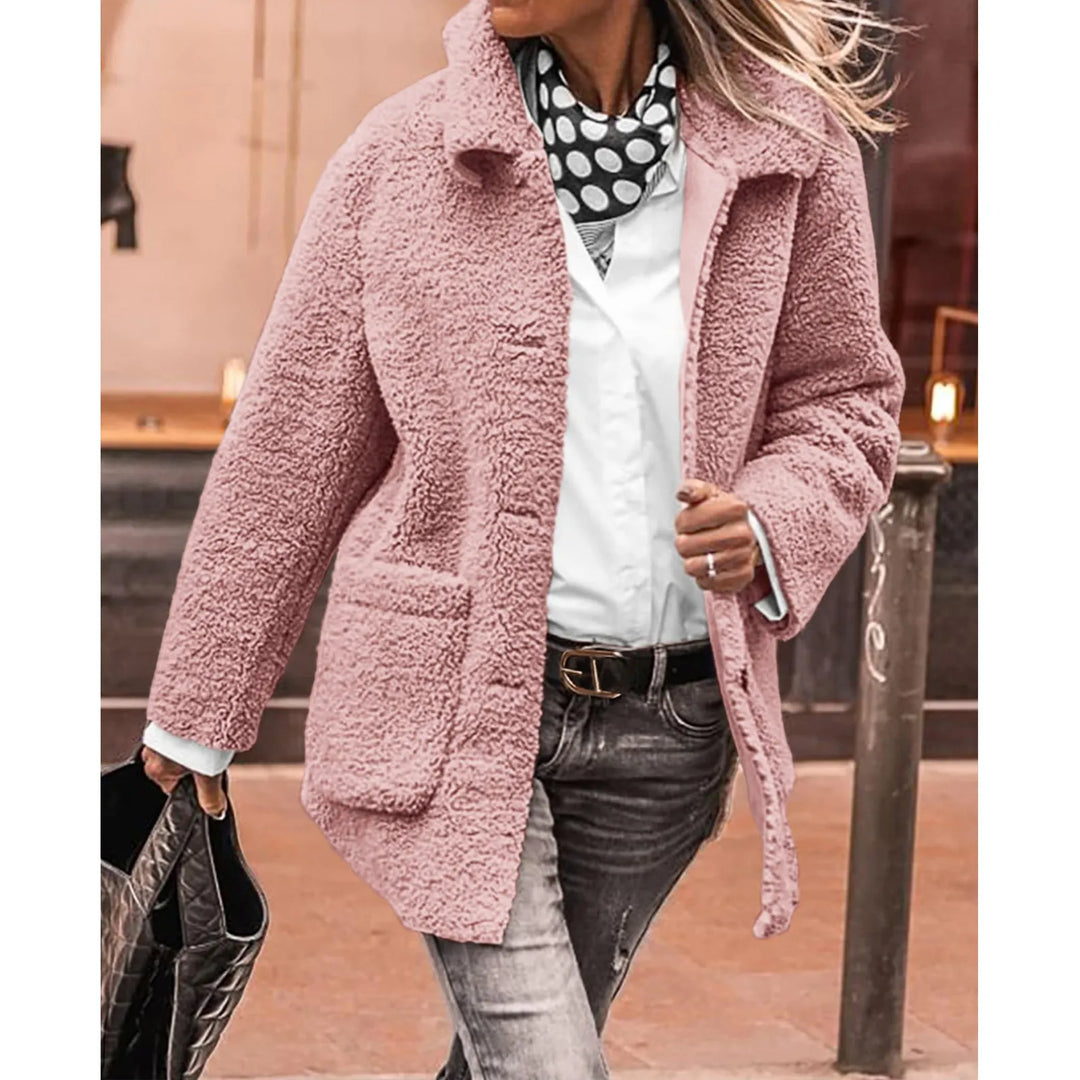 Eilune | Ladies' Cozy Sherpa Coat