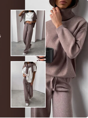 Eliza | Comfy Roll Neck Co-ord