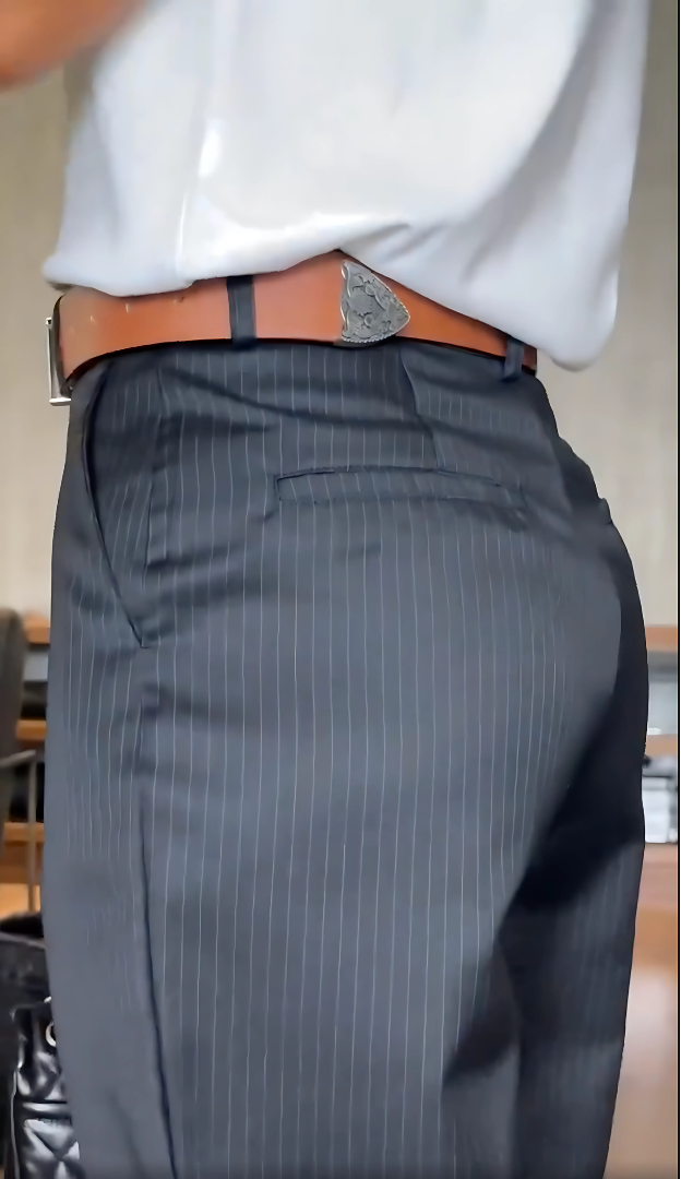 Stylish | Business Ladies Trousers with Stripes