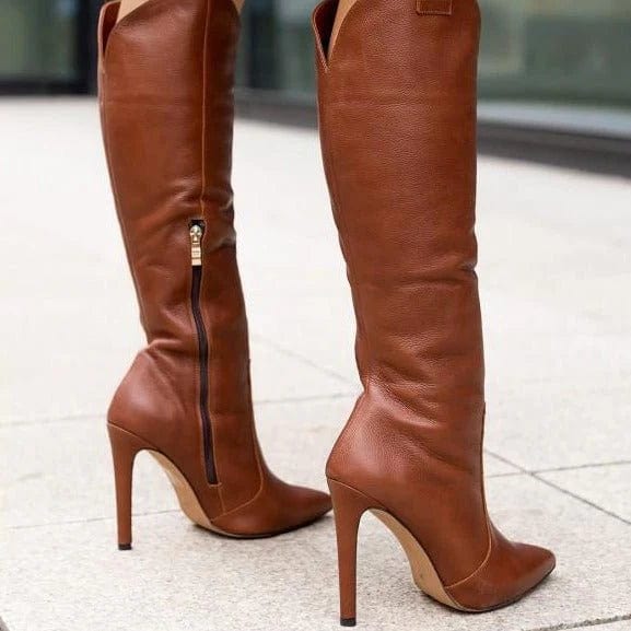 Elysse | High Heel And Side Zipper Boots