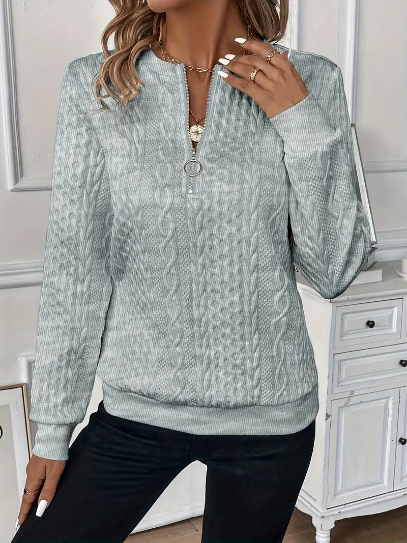 Emily™ | Elegant zip jumper for comfort and style (1+1 Free)