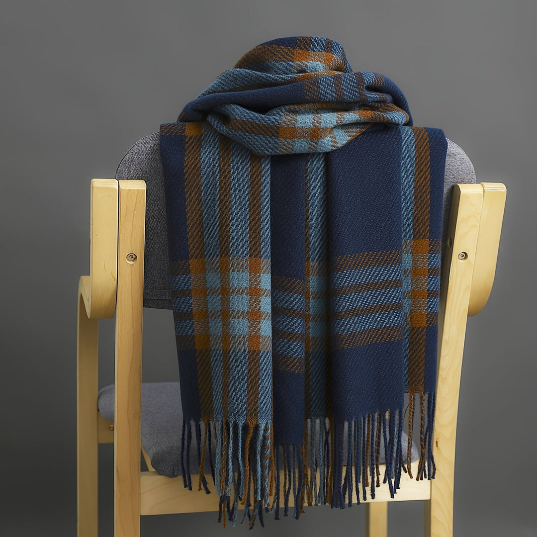 Emely | Pure cashmere plaid scarf