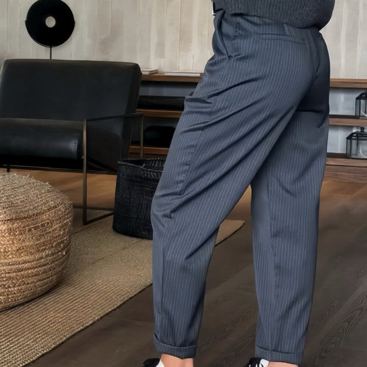 Stylish | Business Ladies Trousers with Stripes