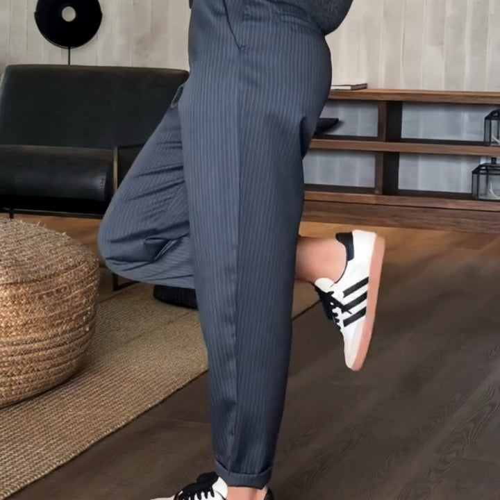 Stylish | Business Ladies Trousers with Stripes