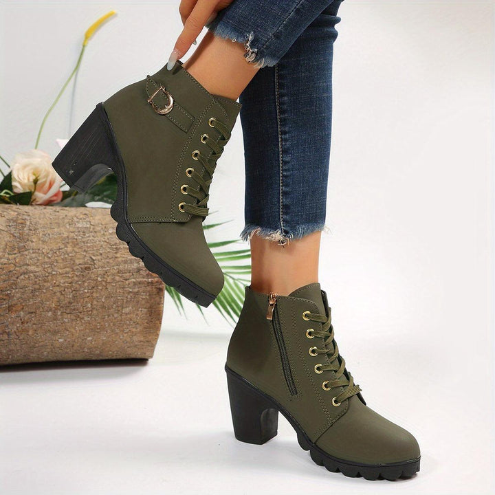 Jutta | zippered boots with heels