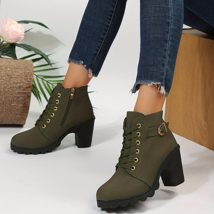 Jutta | zippered boots with heels