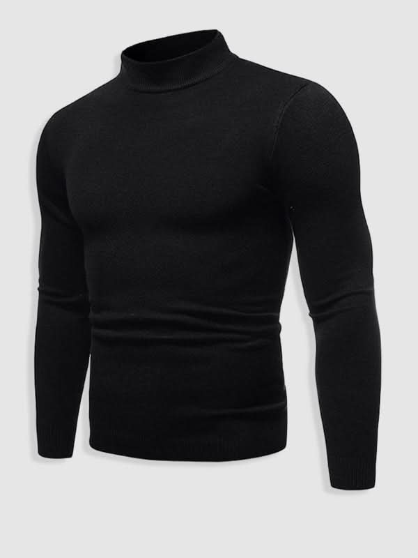 Aaron | Men’s Spring Classic Slim Fit Turtleneck Sweater