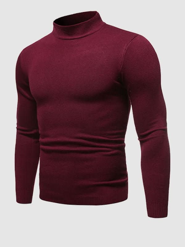 Aaron | Men’s Spring Classic Slim Fit Turtleneck Sweater