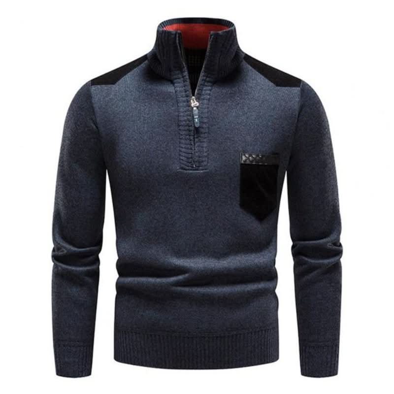 Alexander | Fashionable Zip Sweater for Men with Pocket