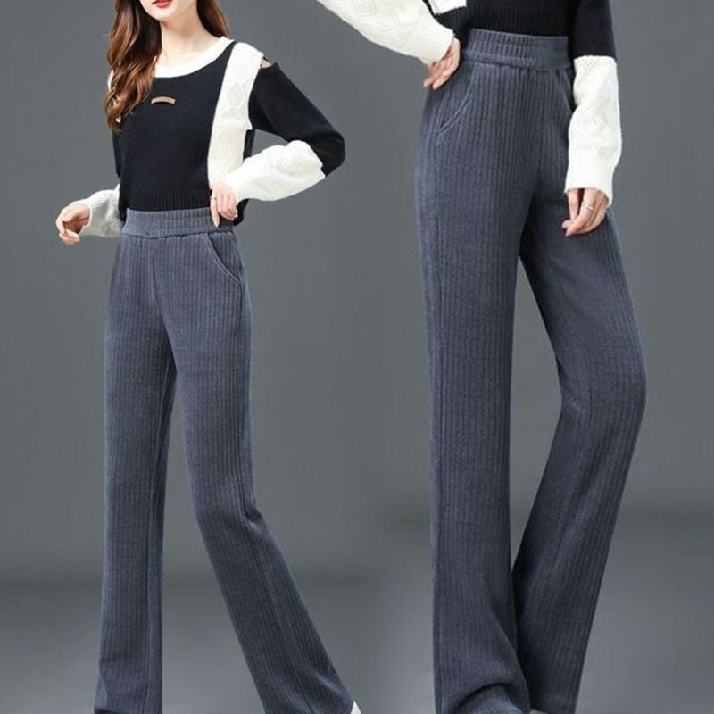 Jasmine™ | High Waisted Elastic Corduroy Pants